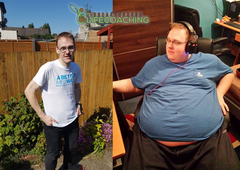 Image of Dave before and after his weight loss journey